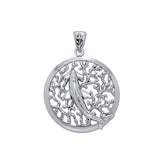 Hammerhead Shark on the Reef Sterling Silver Pendant TPD3405 - Pendants